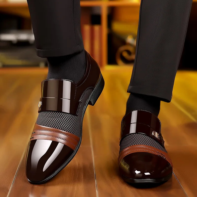 Oxford Slip-On-Herrenschuhe