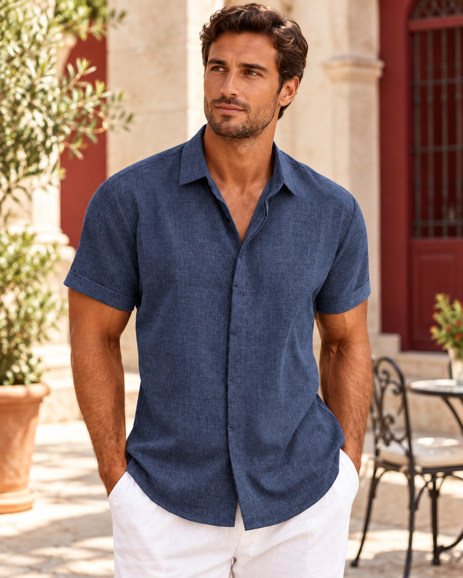 Camisa Leo de manga corta