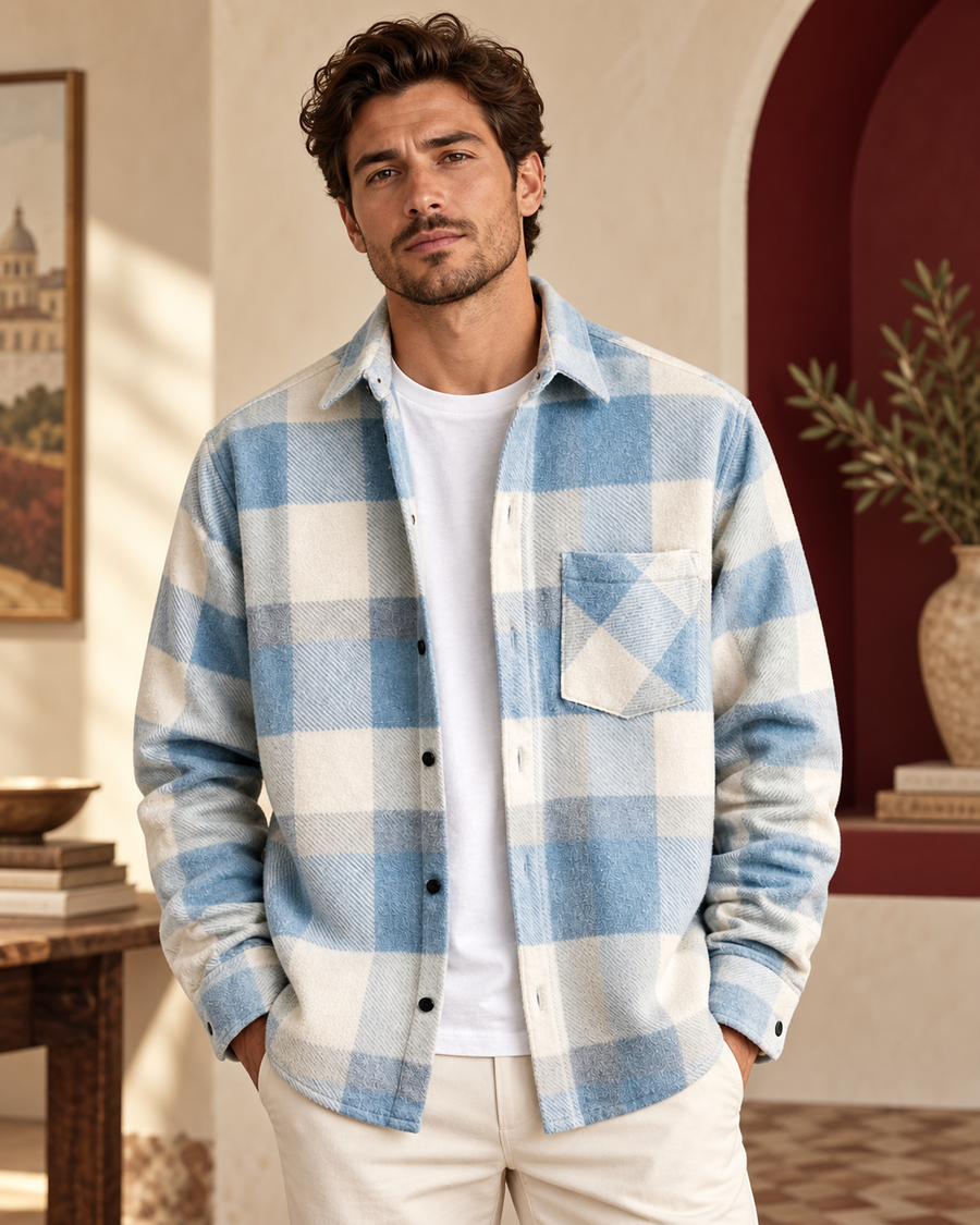 Sobrecamisa de cuadros Dario