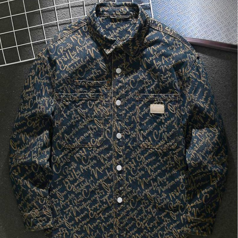Denim Scripture Jacke