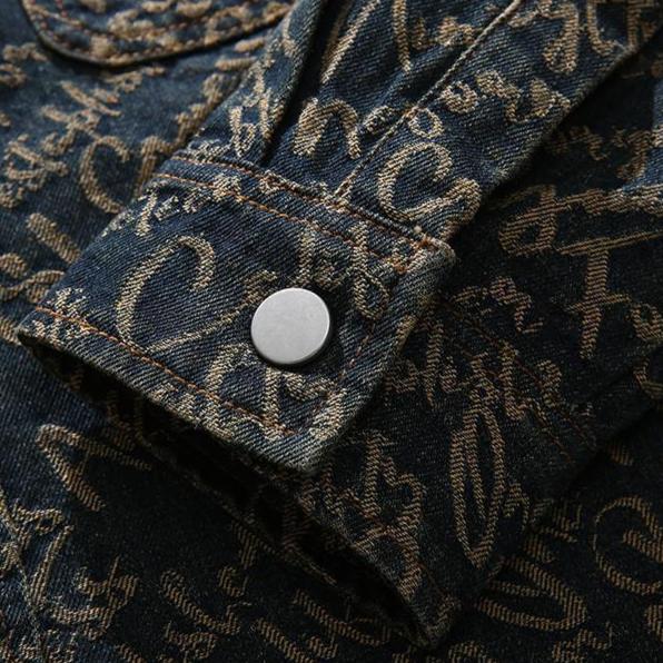 Denim Scripture Jacke
