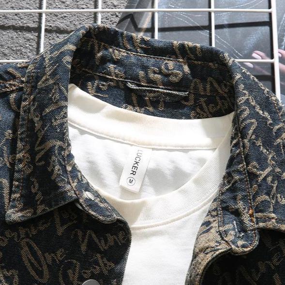 Denim Scripture Jacke