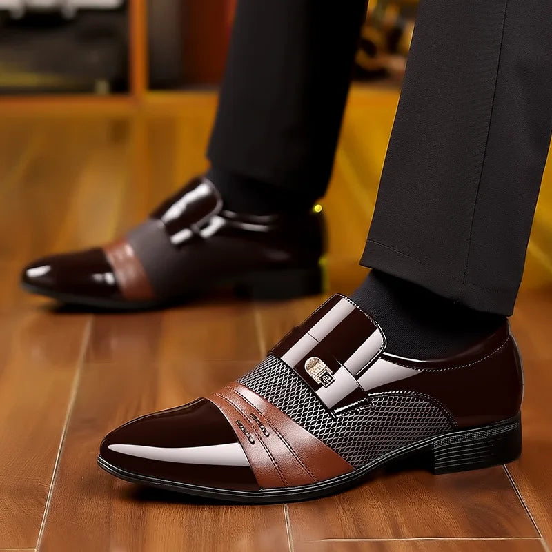 Oxford Slip-On-Herrenschuhe