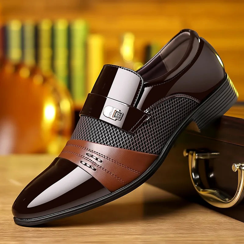 Oxford Slip-On-Herrenschuhe