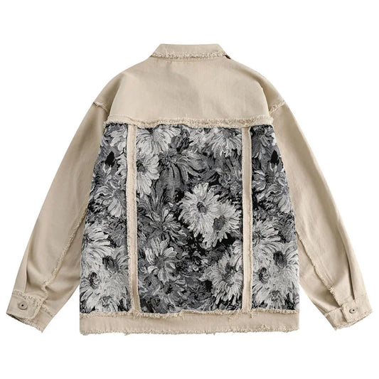Hikari Floral Denim Jacket