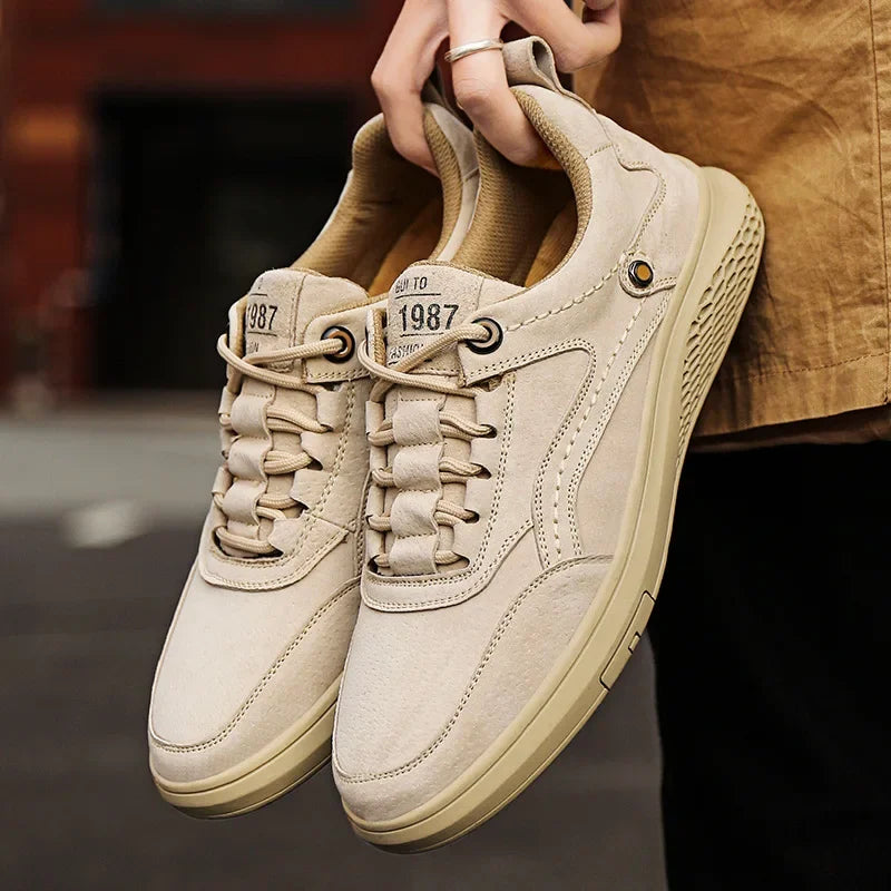 1987 Vintage Veloursleder Schuhe