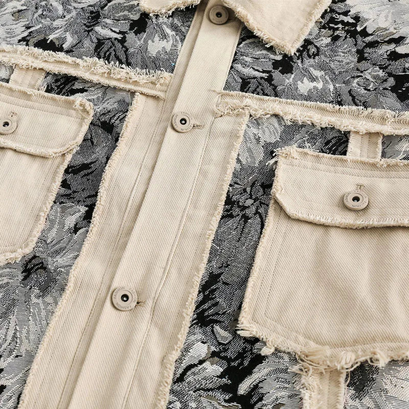 Hikari Floral Jeansjacke