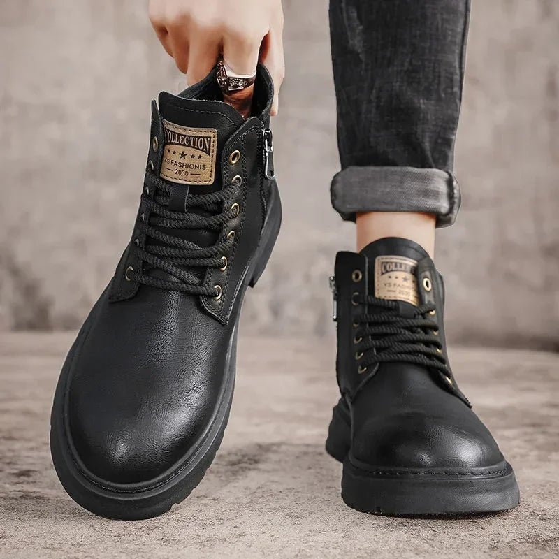 Rustic Forge Lederstiefel