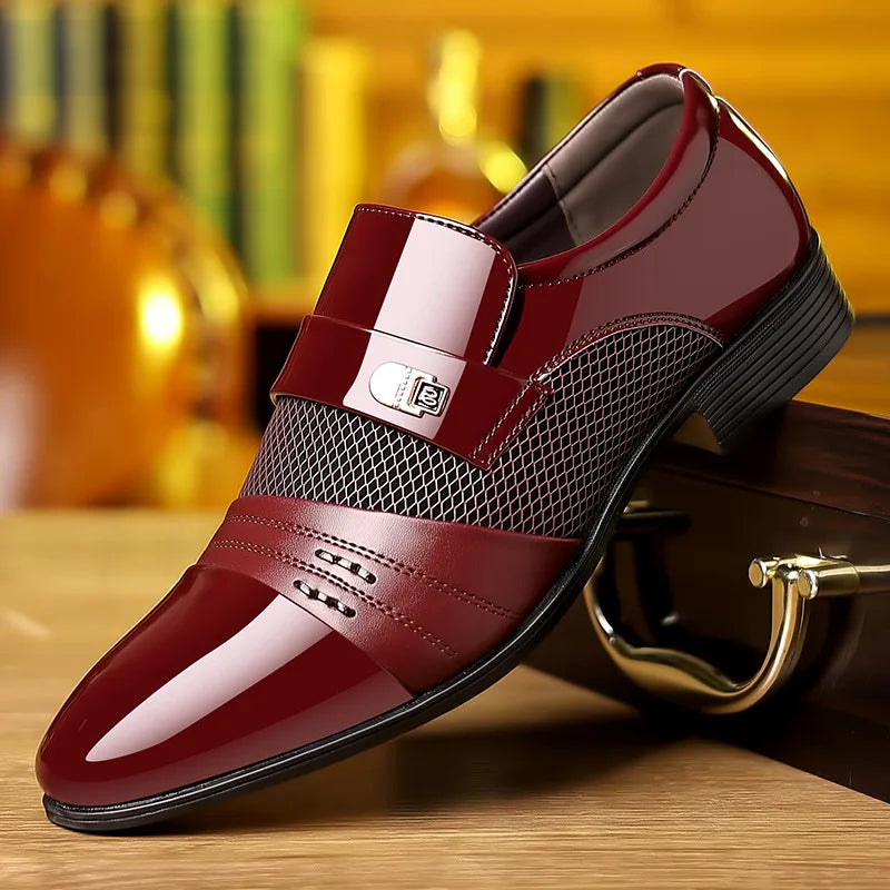 Oxford Slip-On-Herrenschuhe