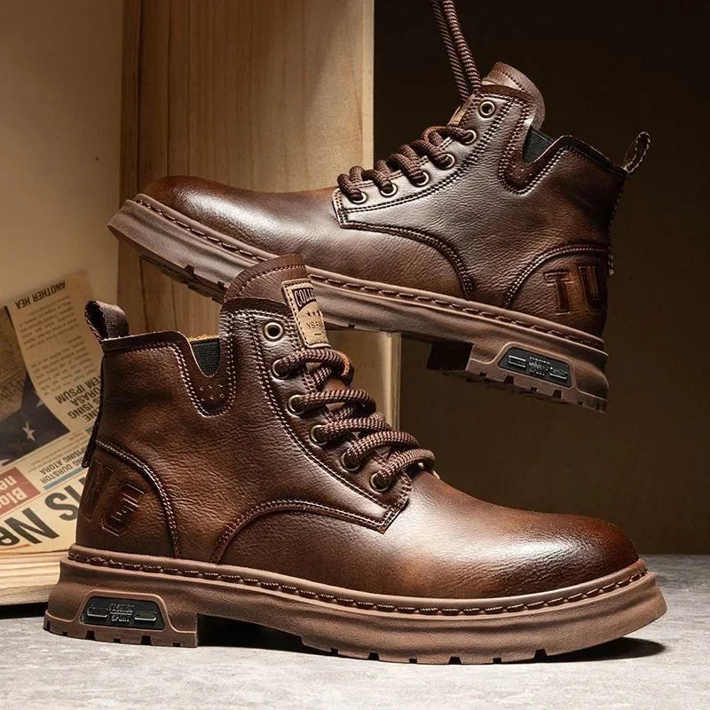 Rustic Forge Lederstiefel