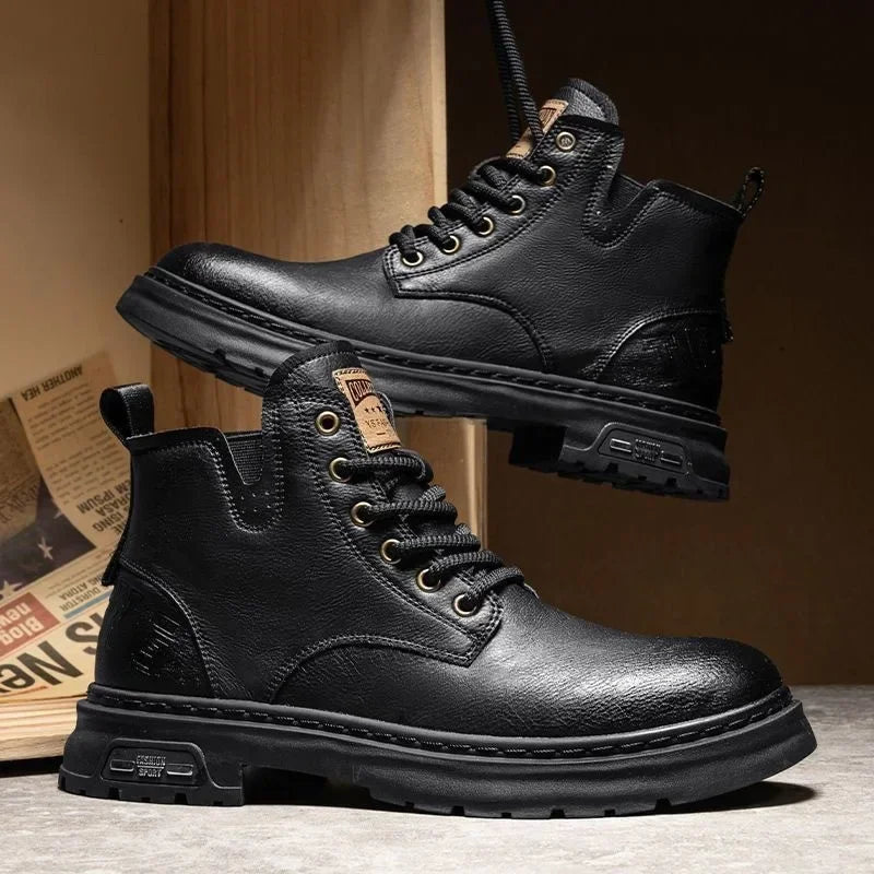 Rustic Forge Lederstiefel