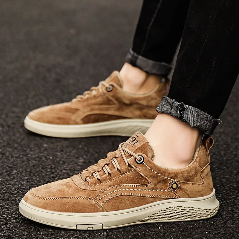 1987 Vintage Veloursleder Schuhe