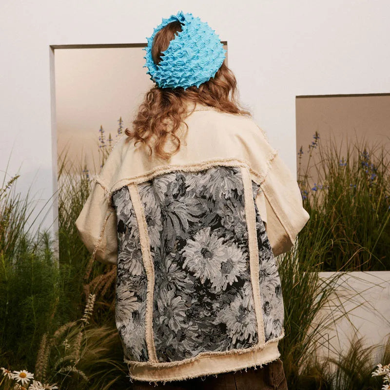 Hikari Floral Jeansjacke