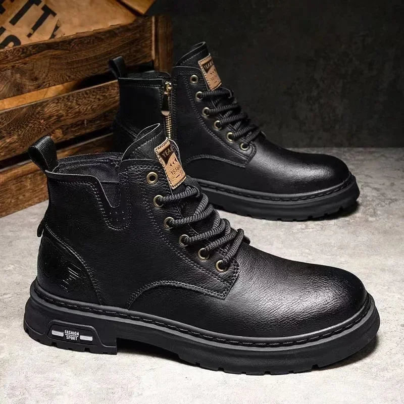 Rustic Forge Lederstiefel