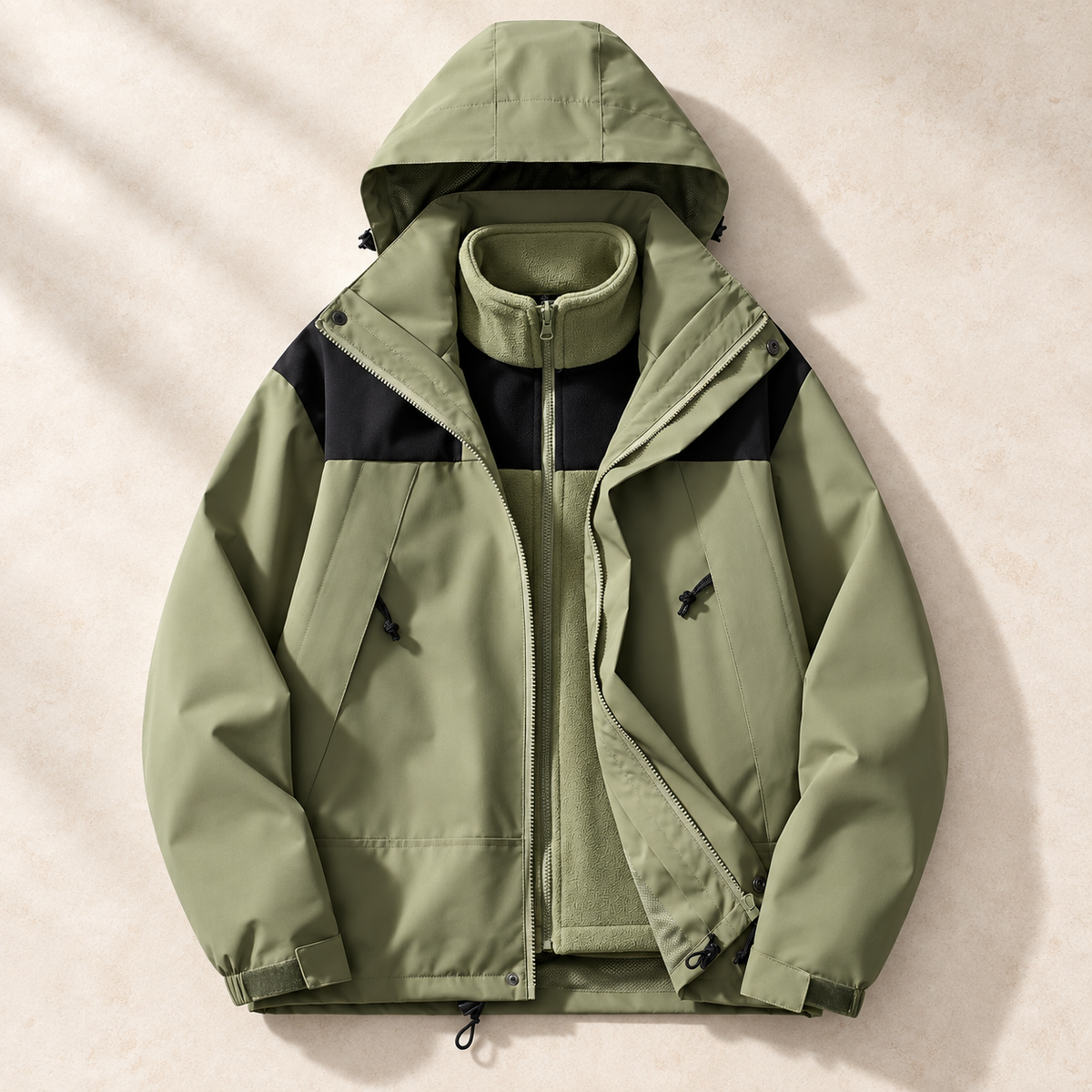 Chaqueta 3 en 1 Iker - Sage Green